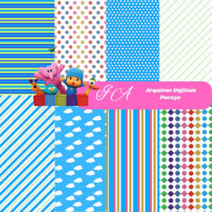 Papeis digitais: Tema Pocoyo