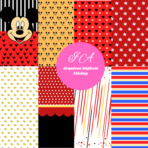 Papeis digitais: Tema Mickey