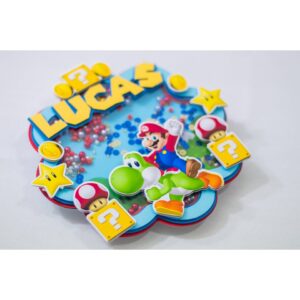 Topo de bolo: Super Mario